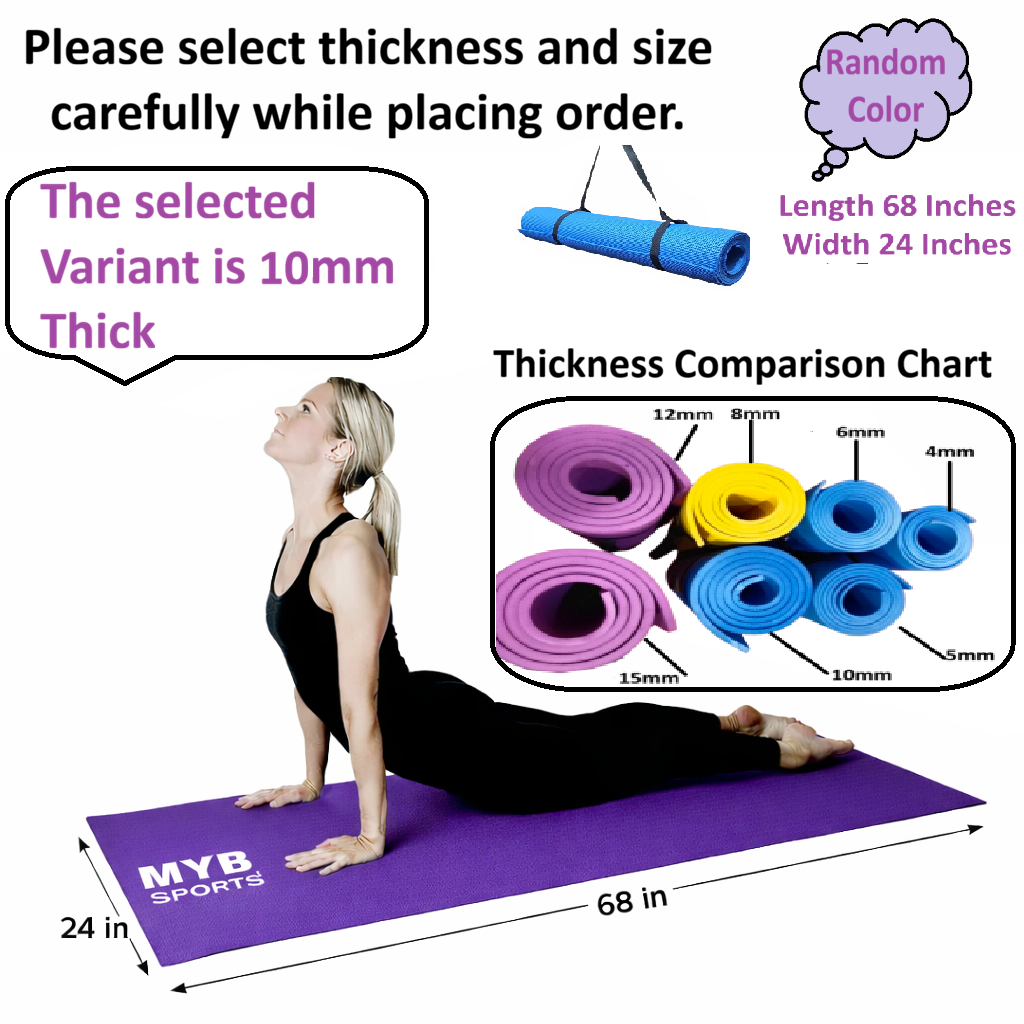 10mm Yoga Mat - Image 3